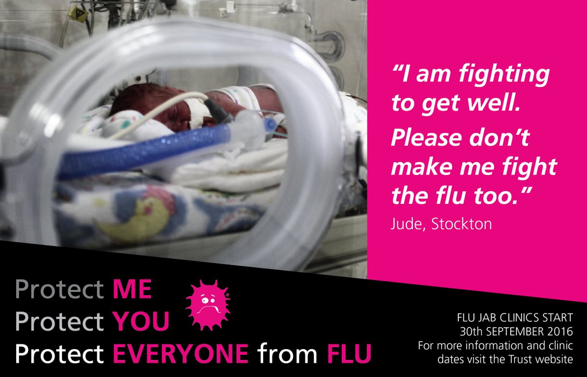 One of the hard-hitting posters encouraging people to get vaccinated against flu