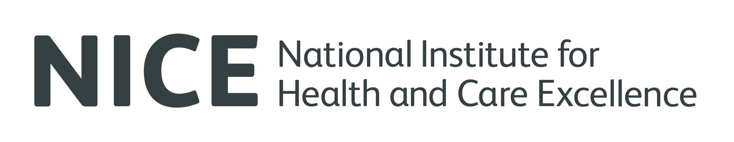 NICE - National Institute for Health and Care Excellence Logo