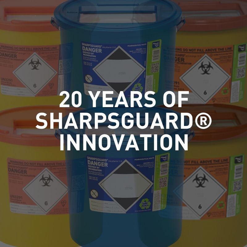 20 yrs of SHARPSGUARD innovation