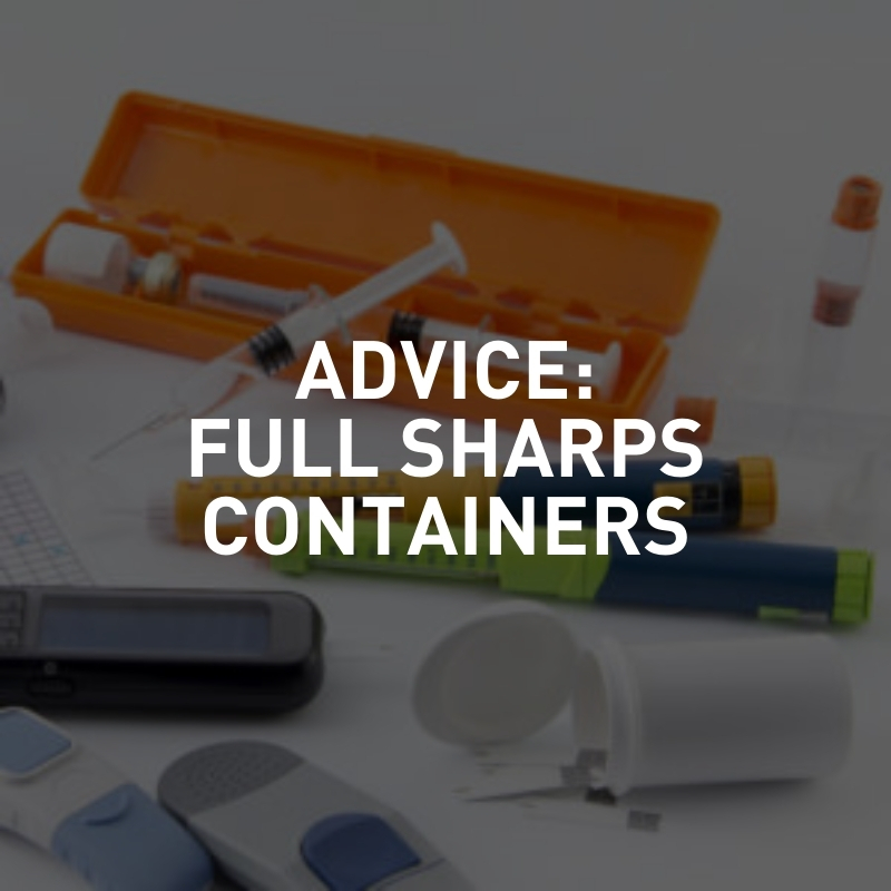 [Blog Thumbnail] Advice sharps disposal