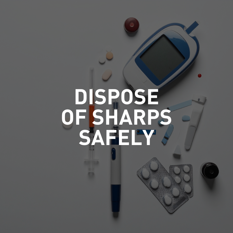 [Blog Thumbnail] Dispose of sharps