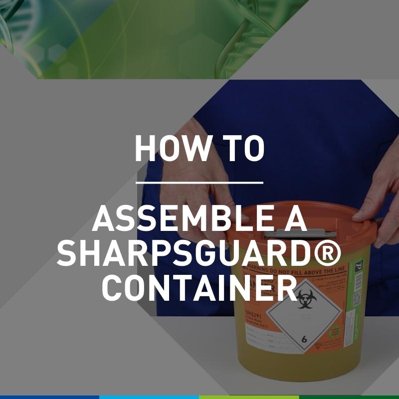 Correctly Assemble a SHARPSGUARD Container