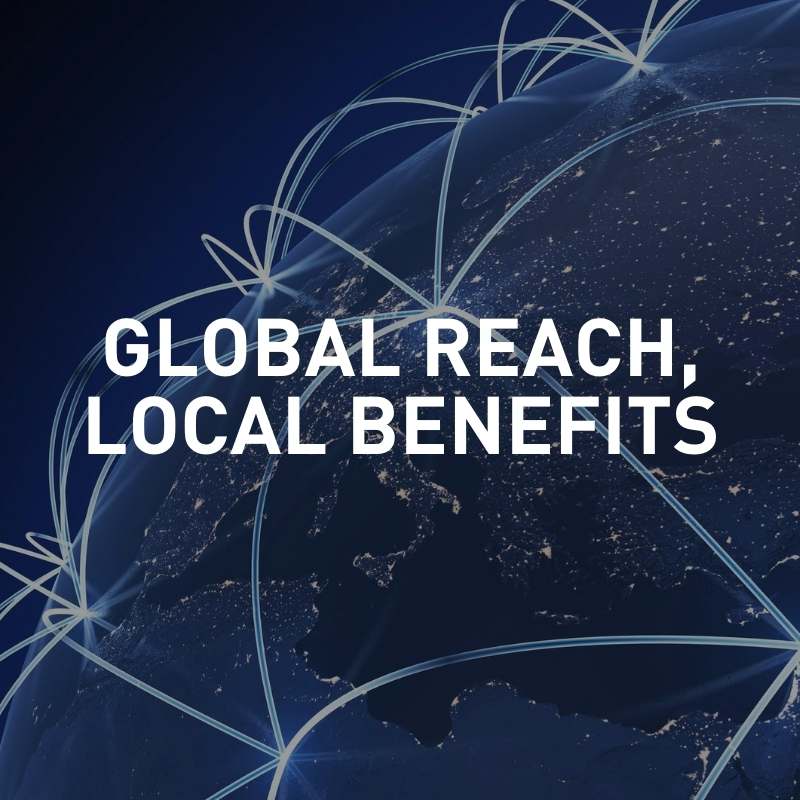 Global reach, local benefits - thumbnail