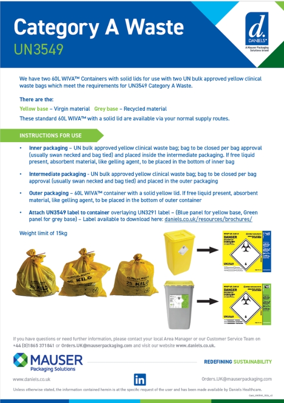 UN3549 Category A Waste Leaflet 2026 v2 Thumbnail